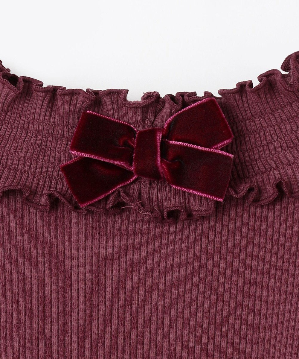 ANY KIDS バックリボン カットソー 