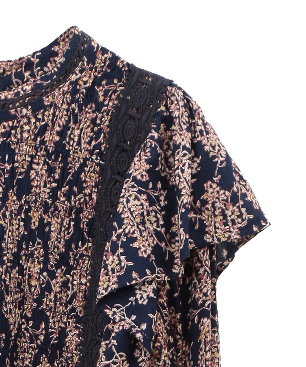 CRAFT STANDARD BOUTIQUE シャーリング袖フリルワンピース 