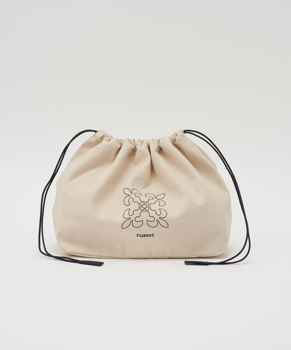 russet 《かごバッグ》インドラフィアワンショルダーバッグ(TI-369) 