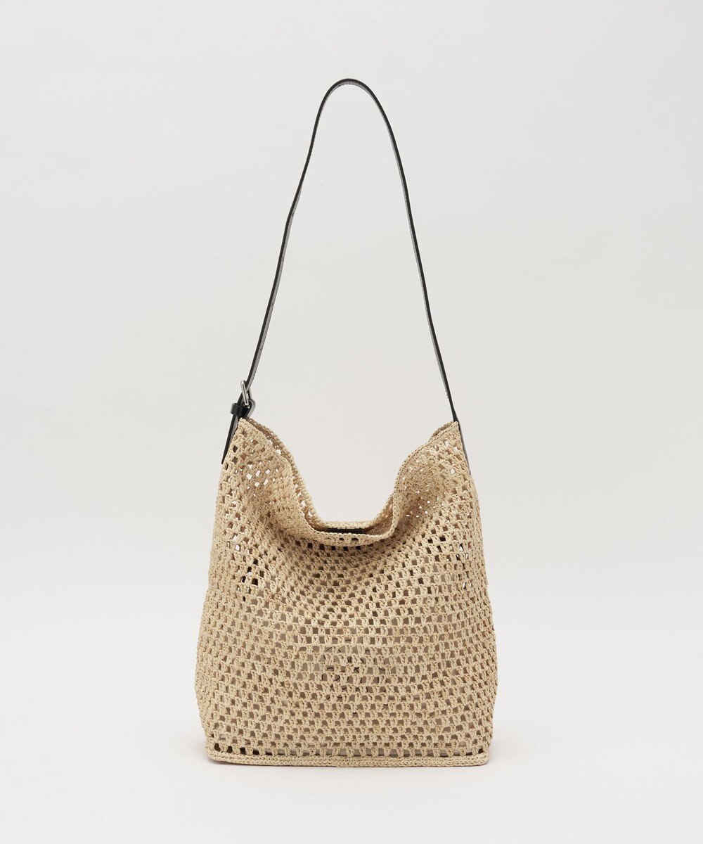 russet 《かごバッグ》インドラフィアワンショルダーバッグ(TI-369) 