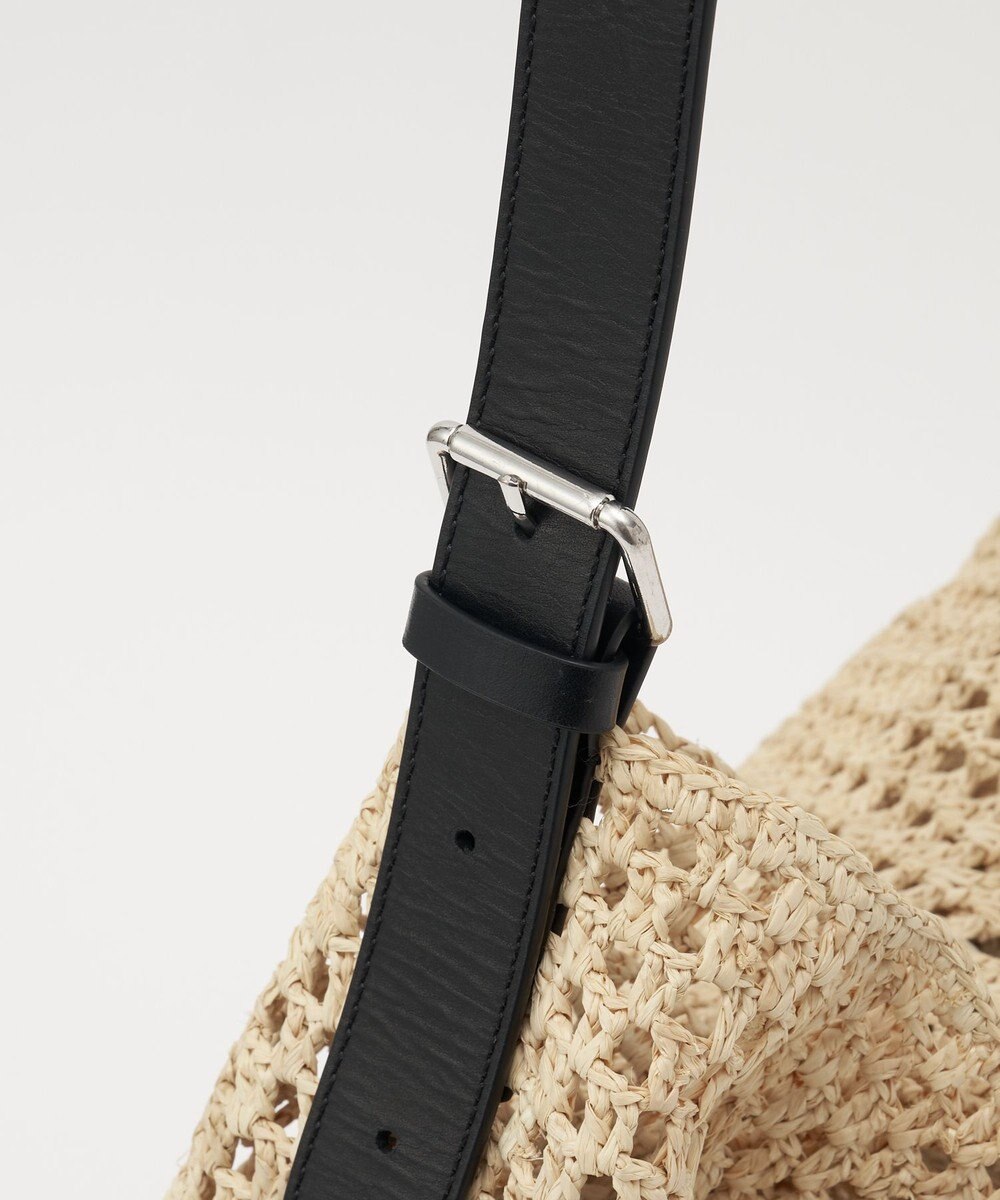 russet 《かごバッグ》インドラフィアワンショルダーバッグ(TI-369) 