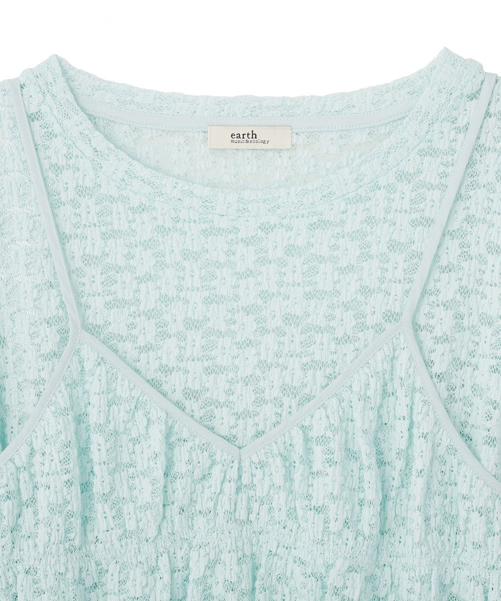 earth music&ecology SET2点カットレースプルオーバー＋ビスチェ 