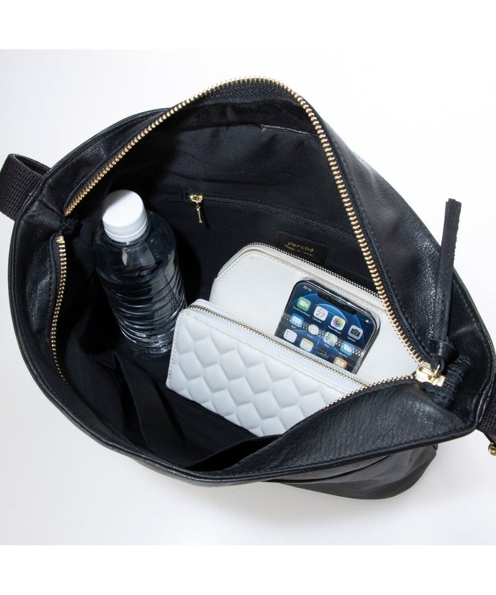 UNBILLION ペルケ perche / ガーメントレザー・サスティナブルボディーショルダー 