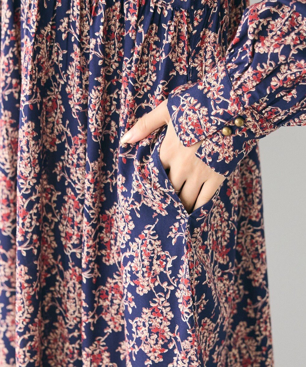 CRAFT STANDARD BOUTIQUE シャーリング袖フリルワンピース 