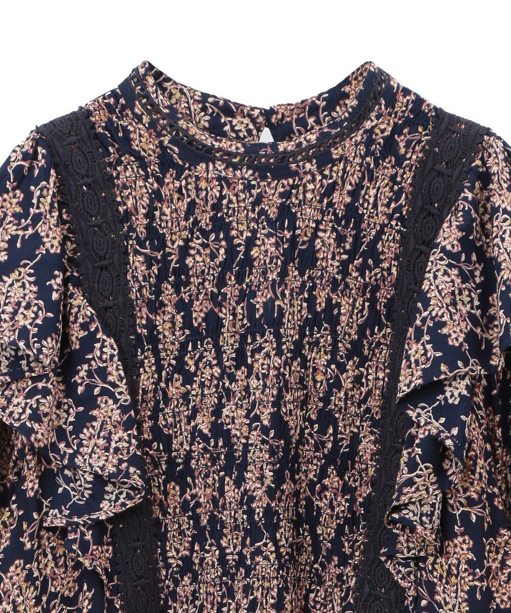 CRAFT STANDARD BOUTIQUE シャーリング袖フリルワンピース 