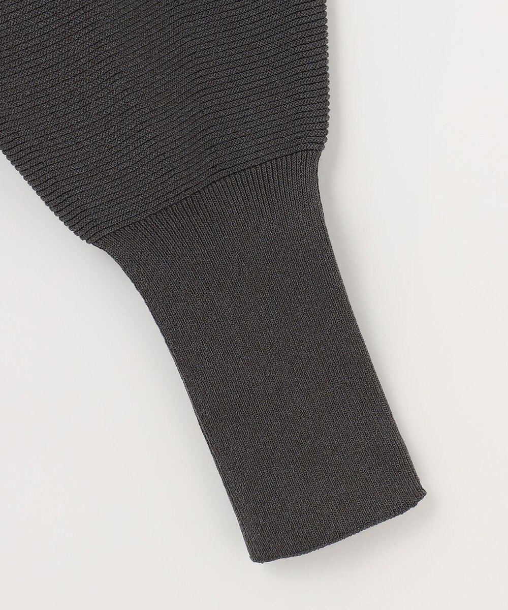 自由区 【洗える】コットンストレッチホールガーメント ニットワンピース 