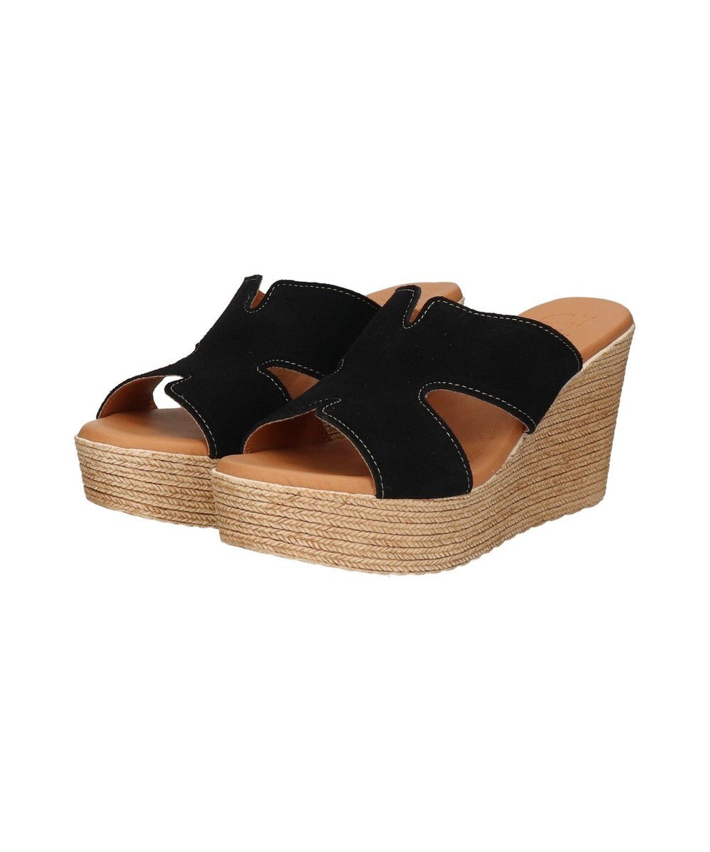 INTER-CHAUSSURES 【Oh my Sandals】クッションインソール厚底ミュールサンダル 