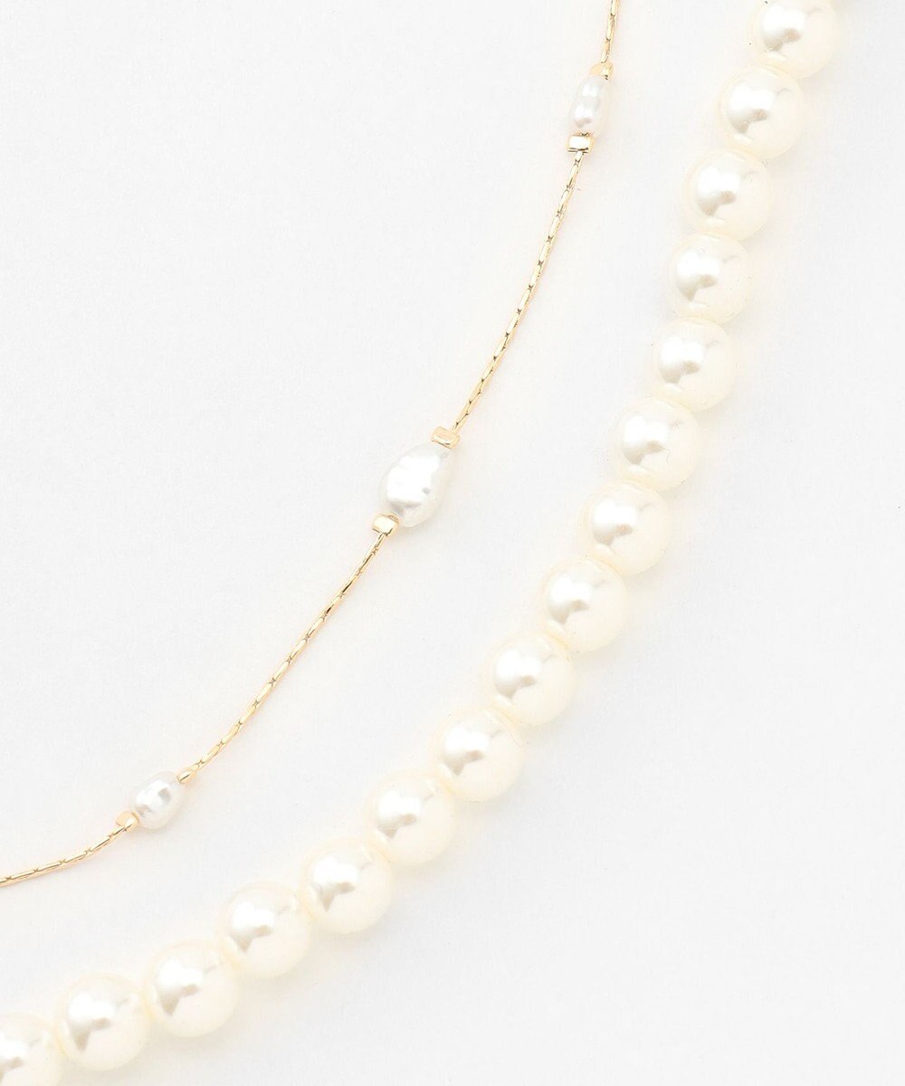 ANY ２連パールチェーンネックレス 