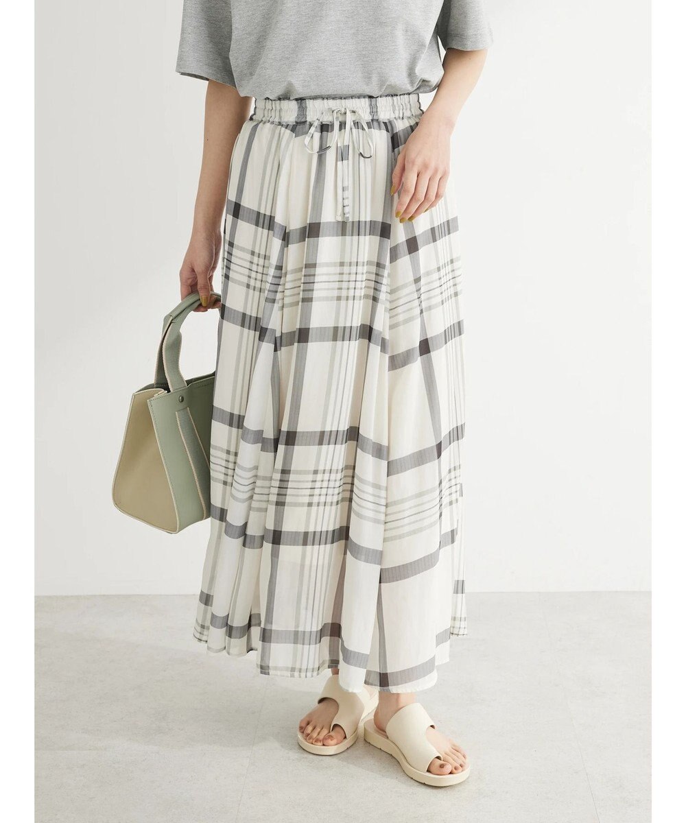 Green Parks サラフレギャザースカートII 