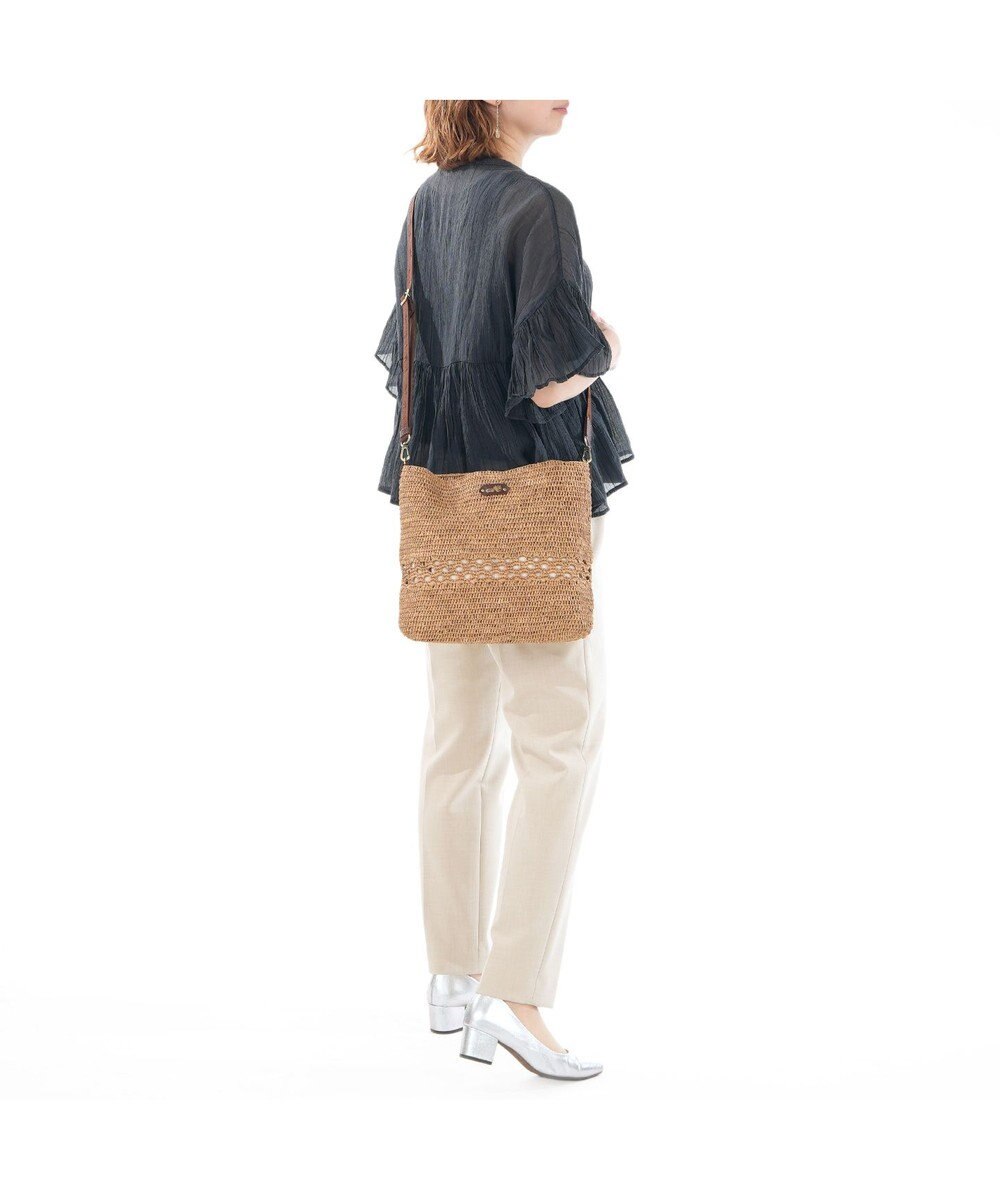 IBIZA ラフィア　ショルダーバッグ 