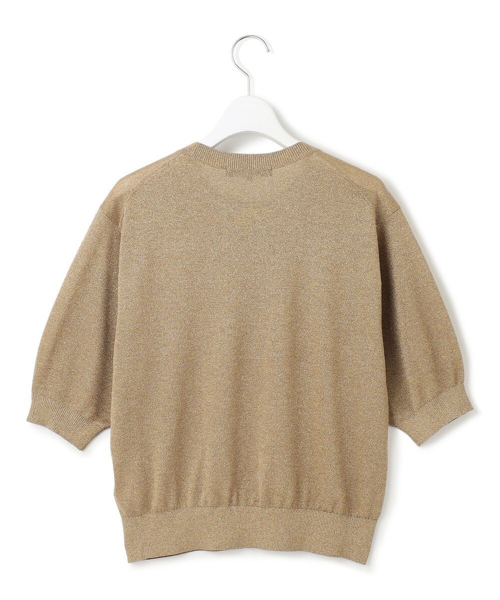 23区 L 【洗える】オータムメタリック ラメ ニットT 