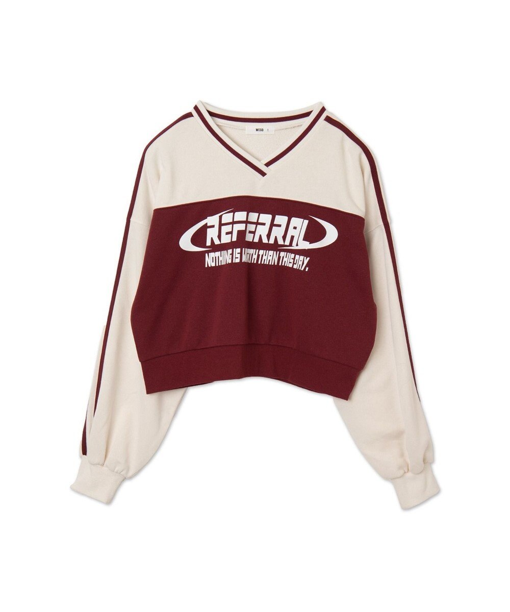 WEGO 切り替えショートスウェット 