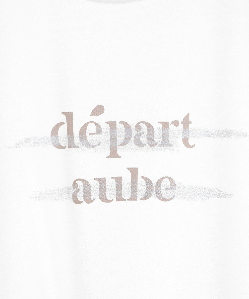 Green Parks 裾レースドッキングカットロゴチュニック 