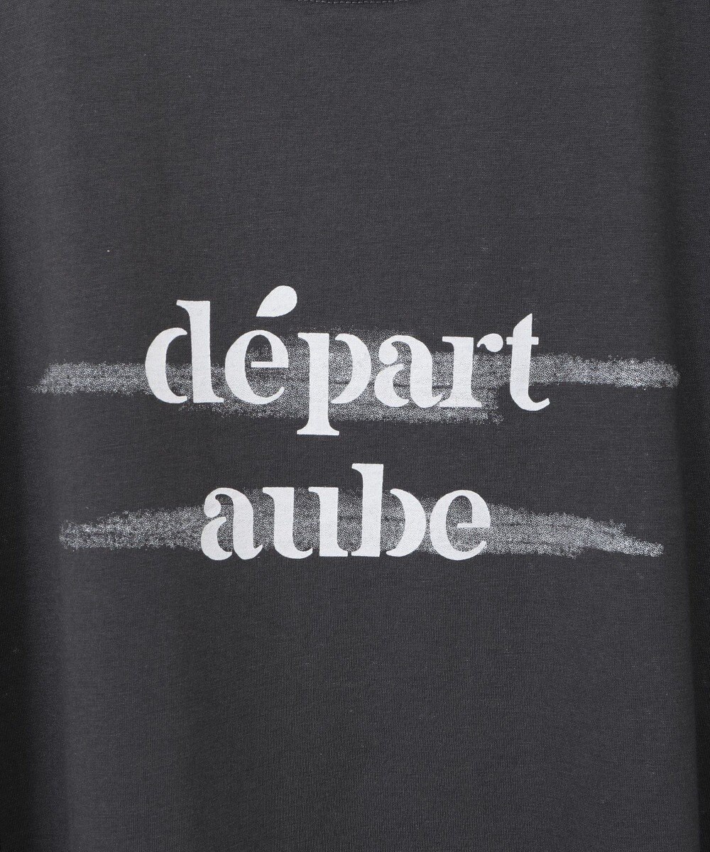 Green Parks 裾レースドッキングカットロゴチュニック 