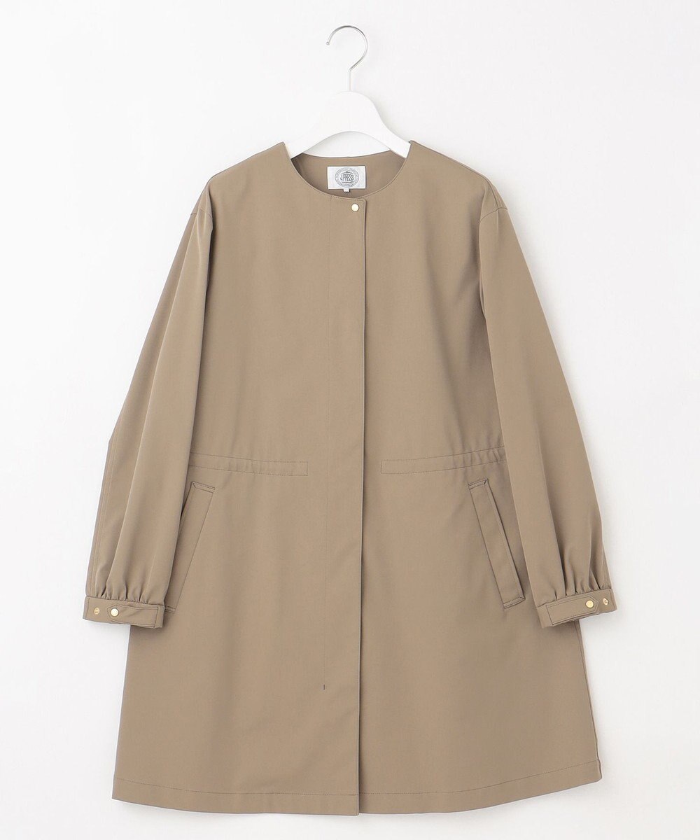 J.PRESS LADIES 【洗える】ソロテックス ドライツイル ノーカラー コート 