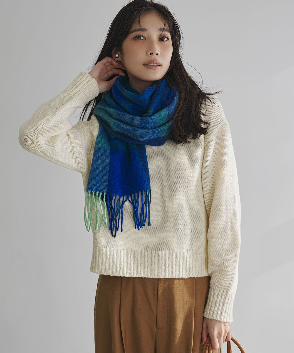 23区 S 【洗える】ウールカシミヤ パフスリーブ ニット 