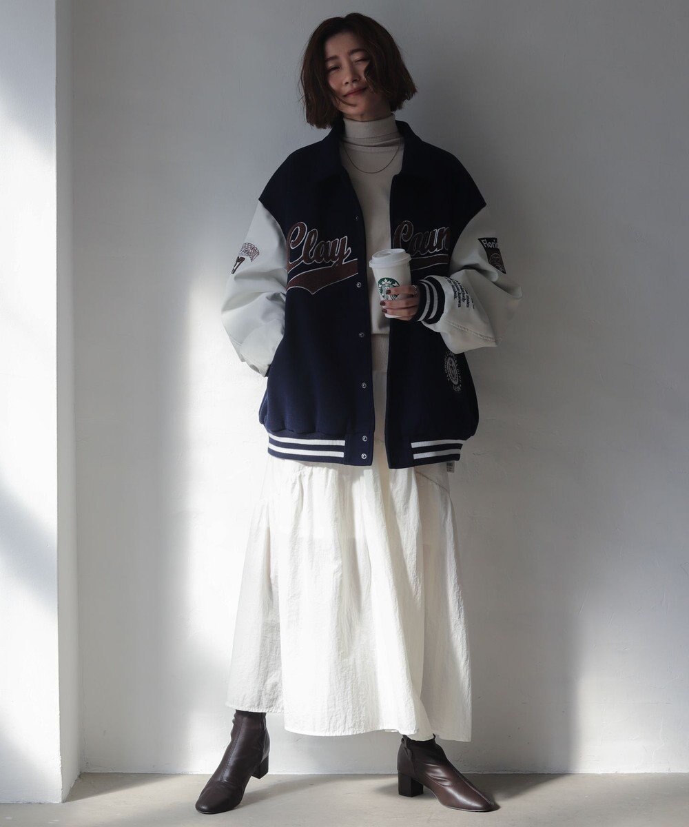 WEGO 【WEB限定/25年秋冬新作/洗濯OK/毛玉レス】タートルネックニット 