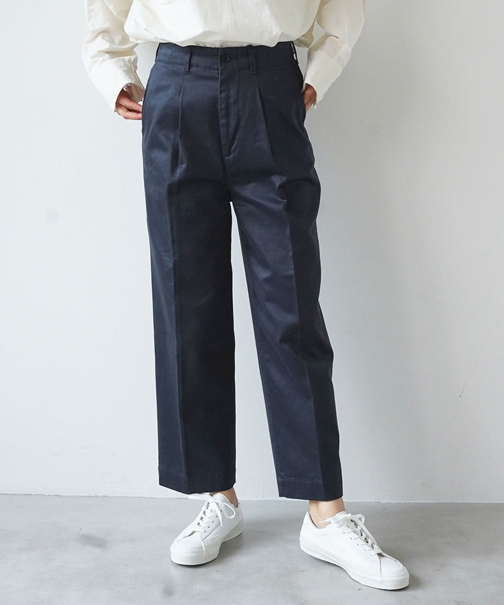 洗える】westpoint trousers ワイドストレートトラウザーズ / caqu | ファッション通販 【公式通販】オンワード・クローゼット