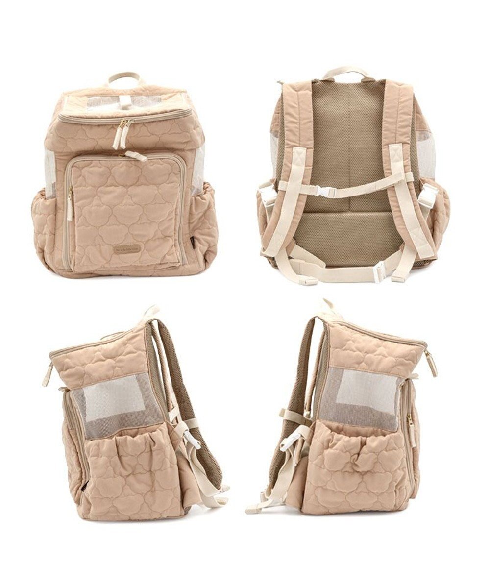 PET PARADISE ペットパラダイス くまちゃん キルティング ハグ＆リュック L 小型犬 