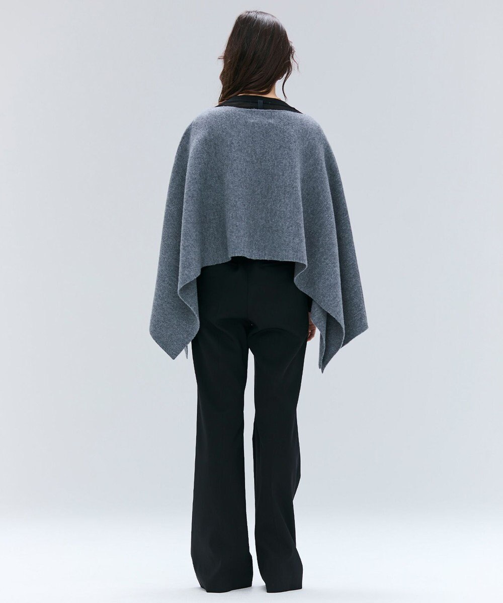 BEIGE， CHICORA / プルオーバーウールニットケープ 