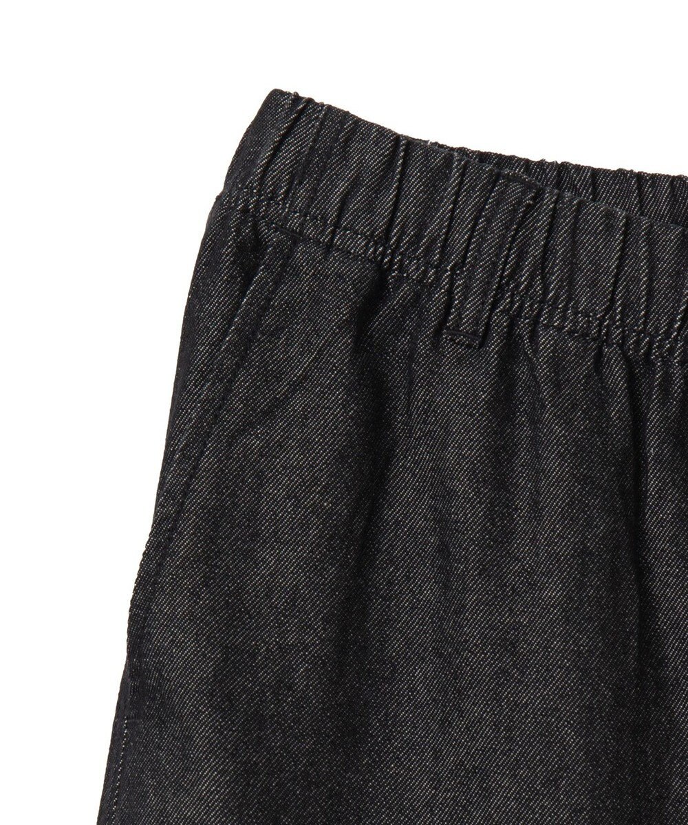 WEGO 【ユニセックス着用ITEM/ウエストゴム/SMLサイズ展開】デニムイージーストレートパンツ 