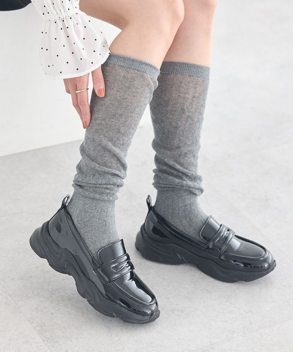 earth music&ecology 【軽量/厚底】スニーカーローファー 