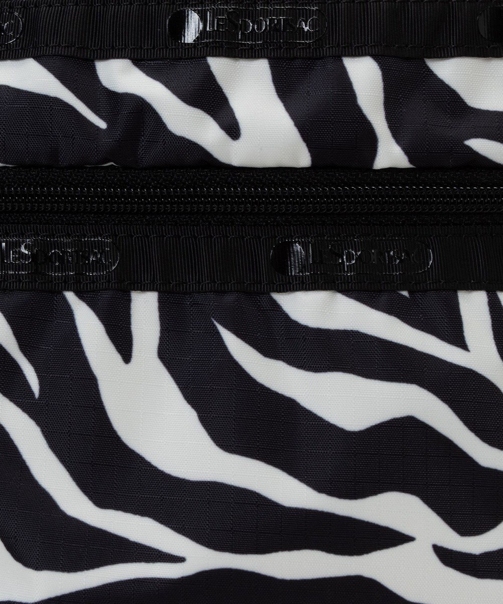 LeSportsac COSMETIC CLUTCH/クリームブラックゼブラ 