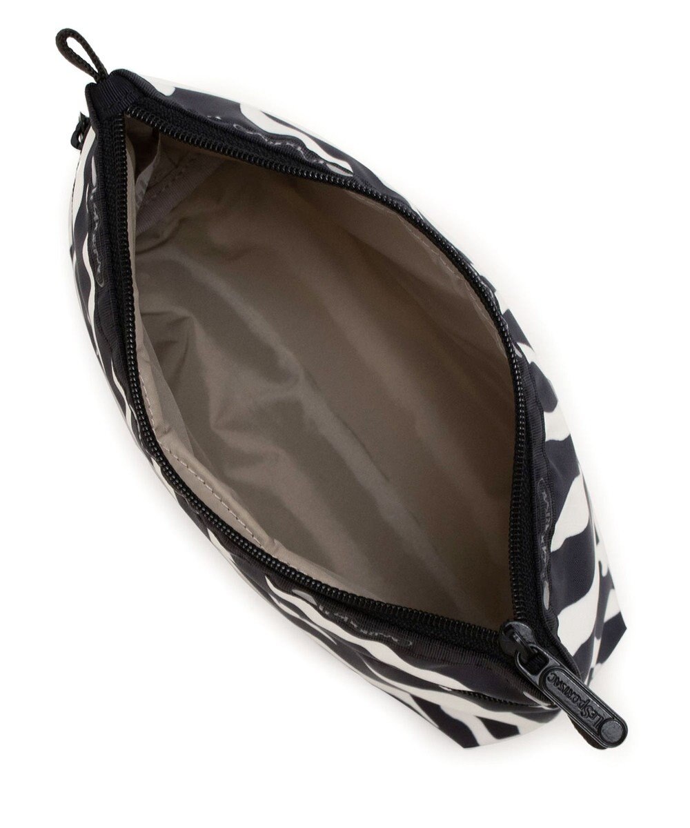 LeSportsac COSMETIC CLUTCH/クリームブラックゼブラ 
