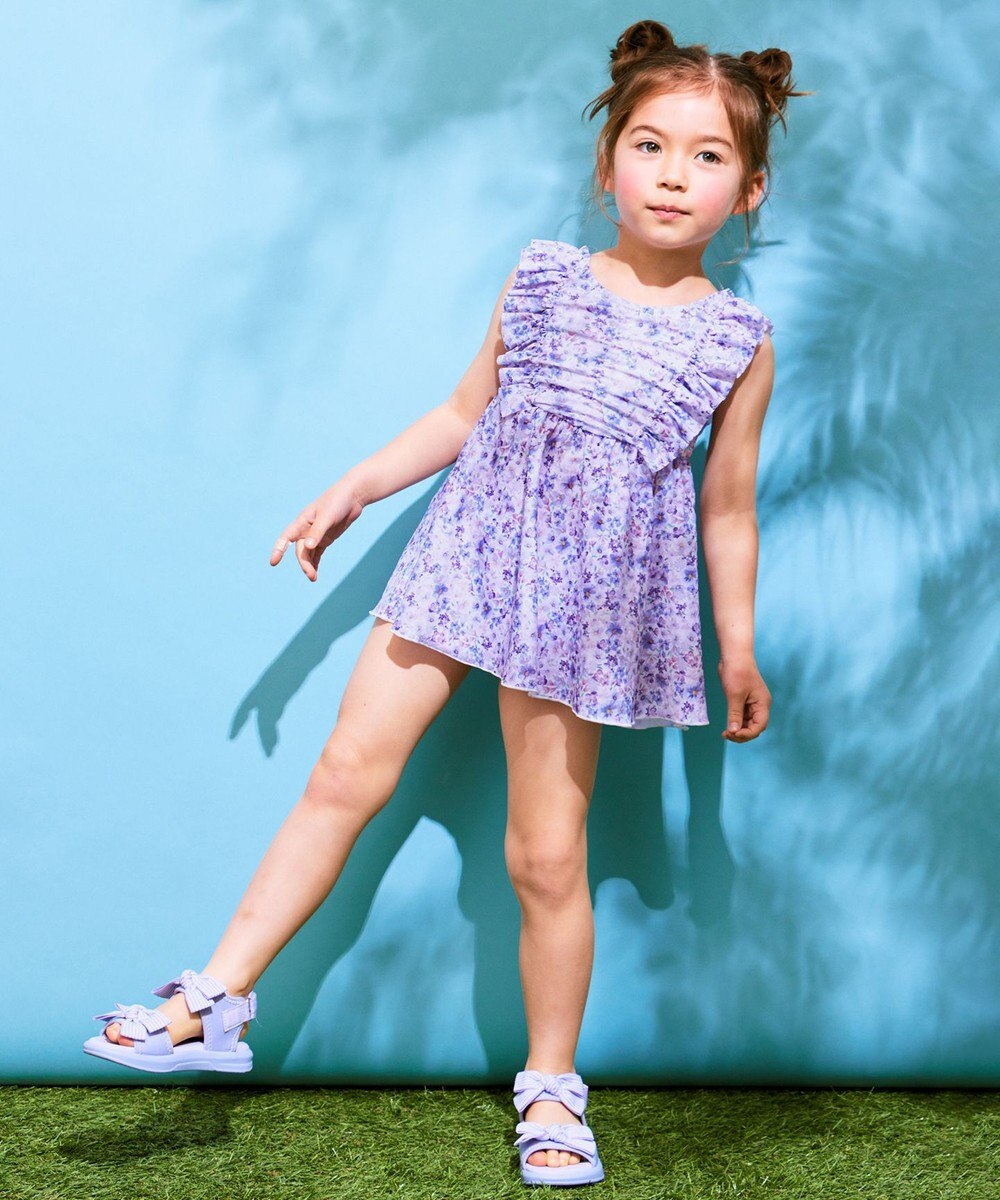 ANY KIDS 花柄 チュニック 水着 