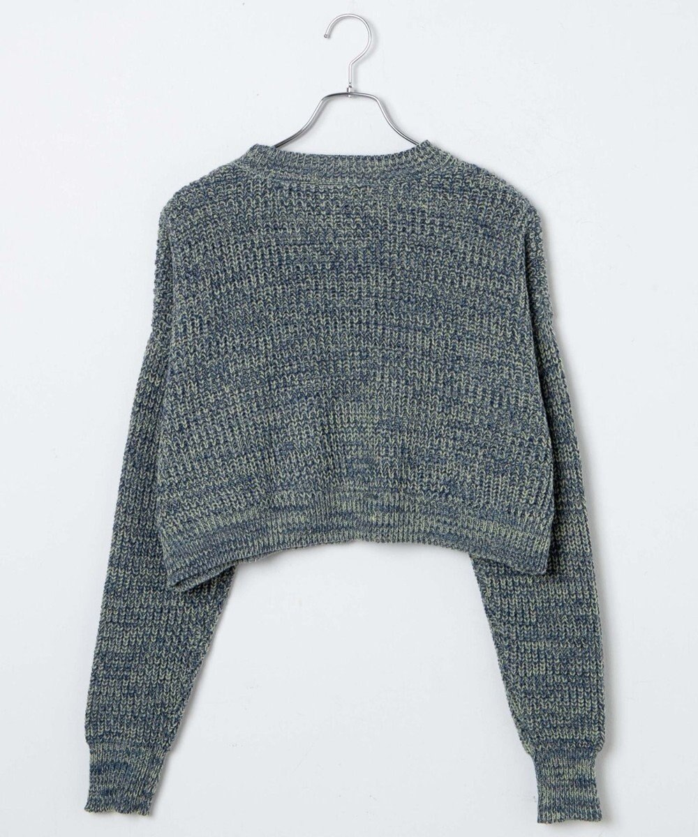 WEGO ミックスカーラーショートニット 