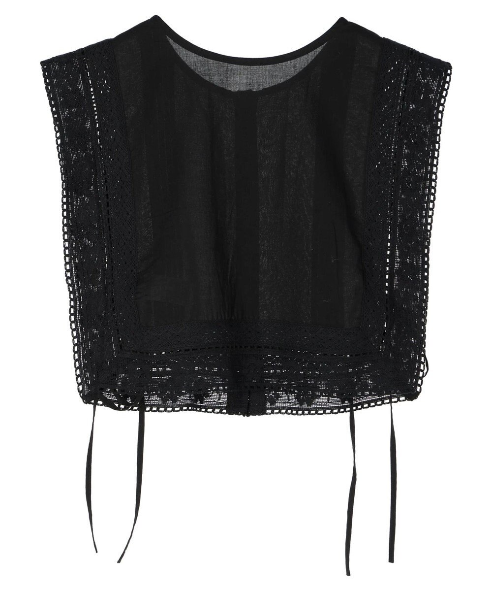 Green Parks インド綿　スクエアレース衿 