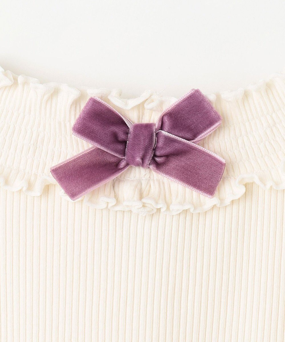 ANY KIDS バックリボン カットソー 