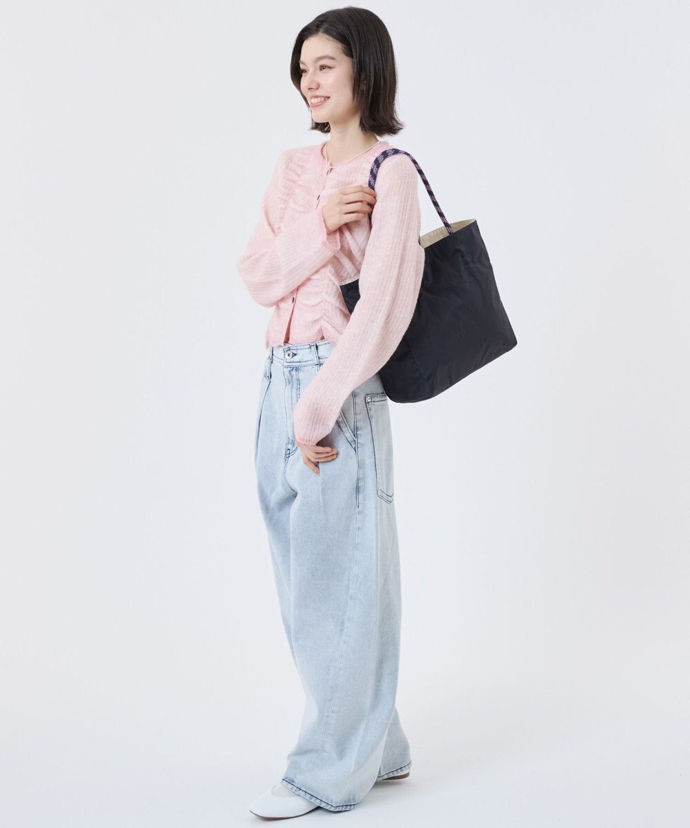 LeSportsac ML 2 WAY TOTE        /2ウェイビスケットベージュ/ディープシー 