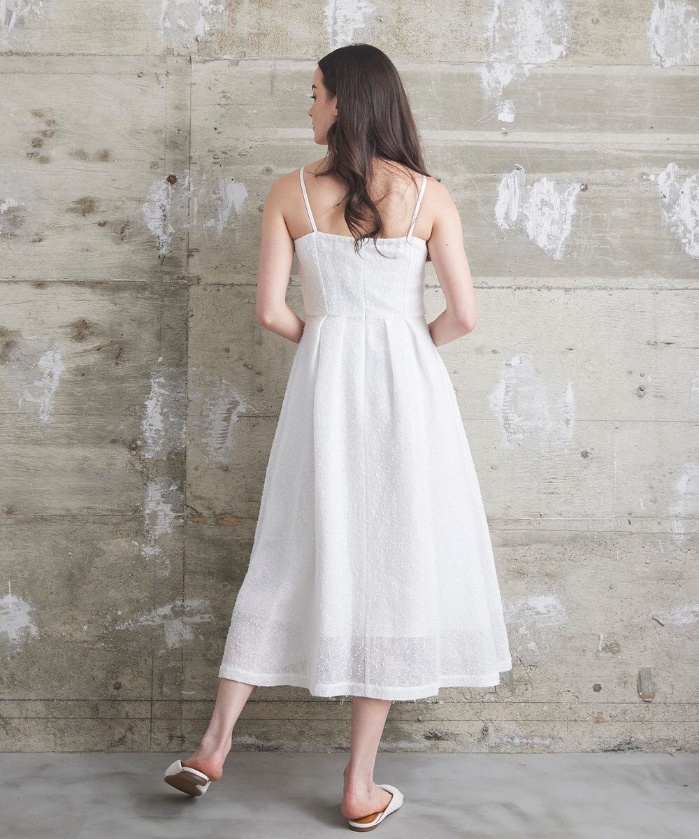 GRACE CONTINENTAL メッシュツイードキャミドレス 