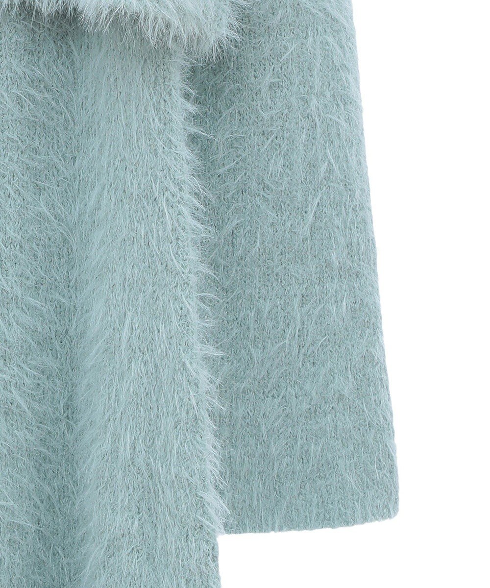 earth music&ecology ＳＥＴ２点シャギーショートカーデ＋ミニワンピース 