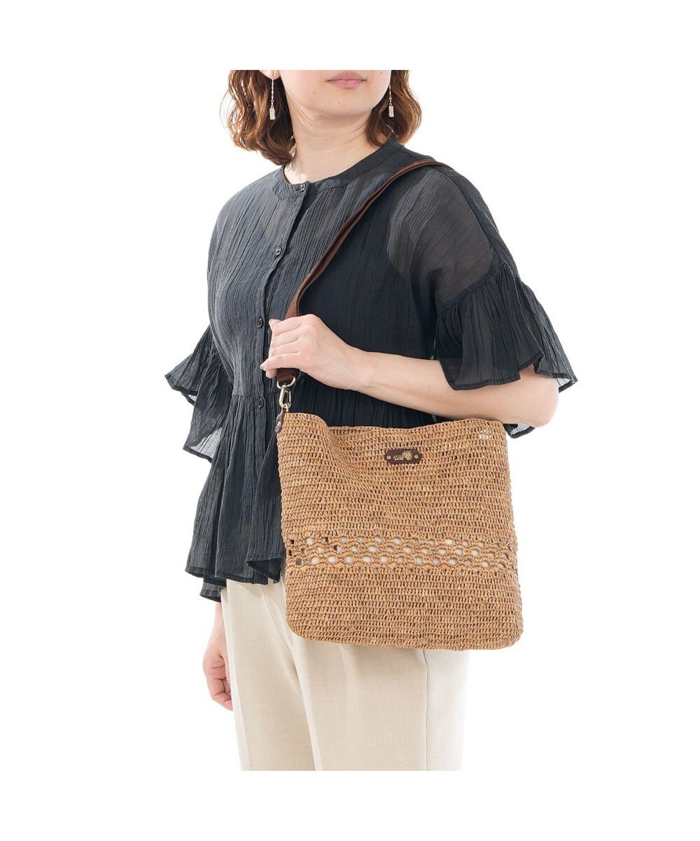 IBIZA ラフィア　ショルダーバッグ 