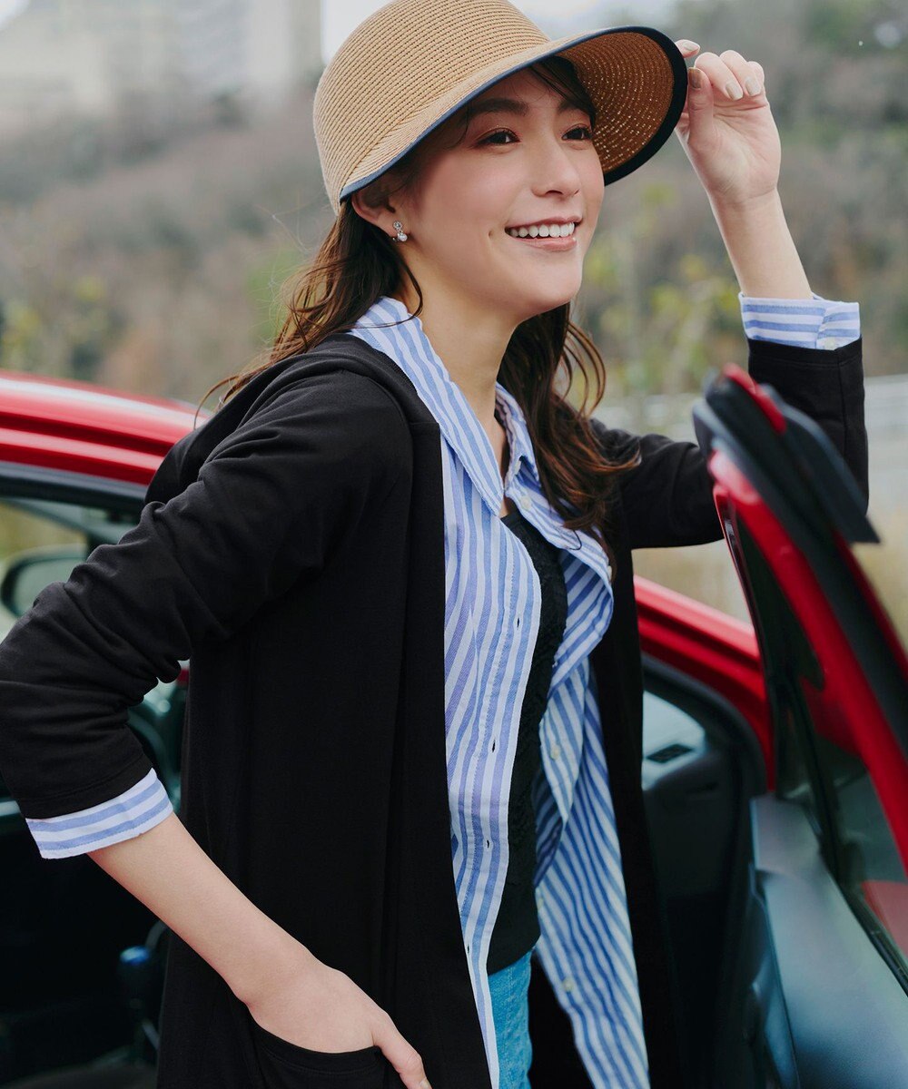 Tiaclasse 【小倉優子さん着用・UVケア・接触冷感】“やみつき”カットソーパーカーカーデ 