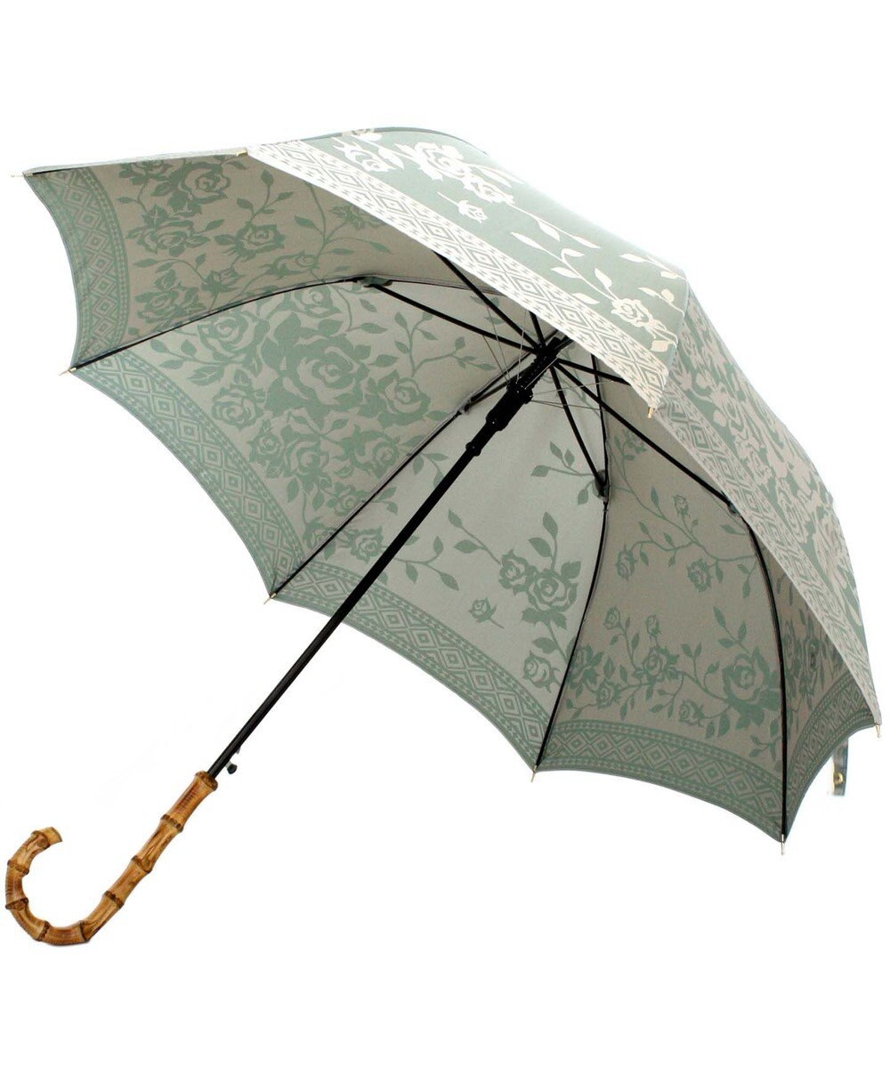槇田商店 Kirie バラ セイジグリーン 長傘 