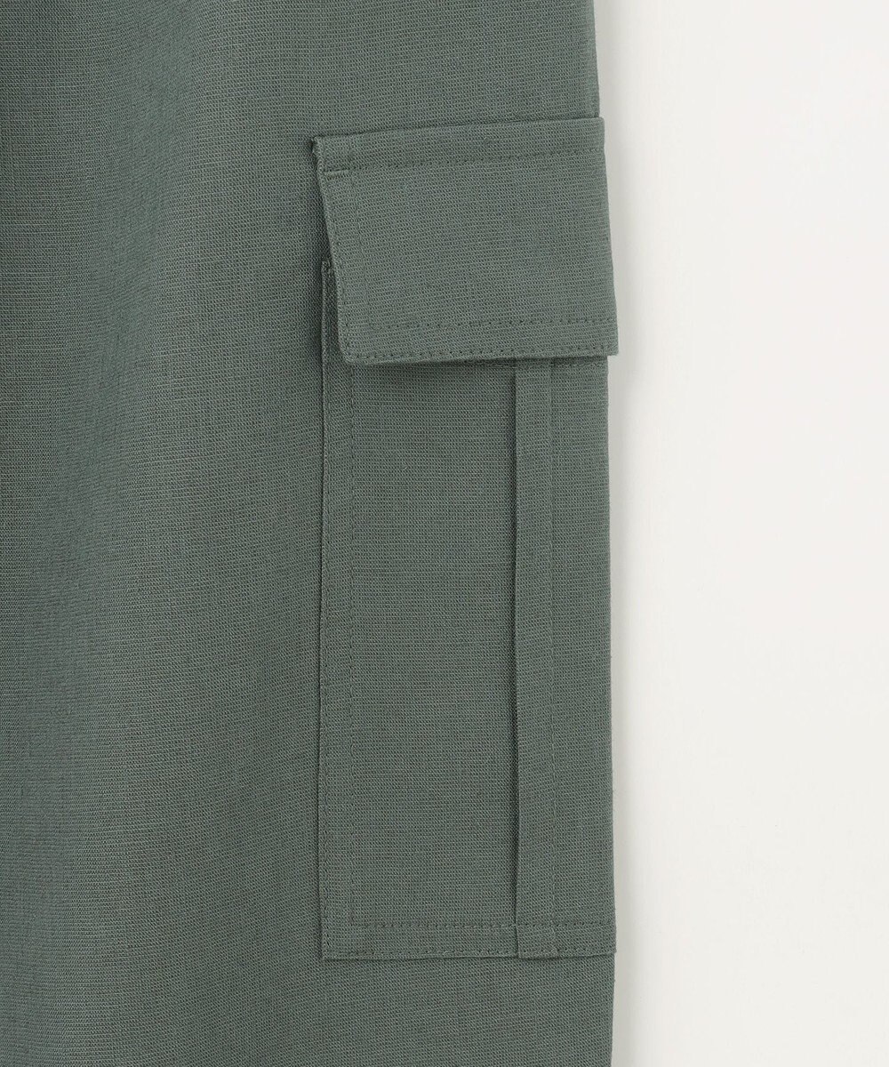 ANY 【ウエストゴム】清涼リネンカーゴパンツ 