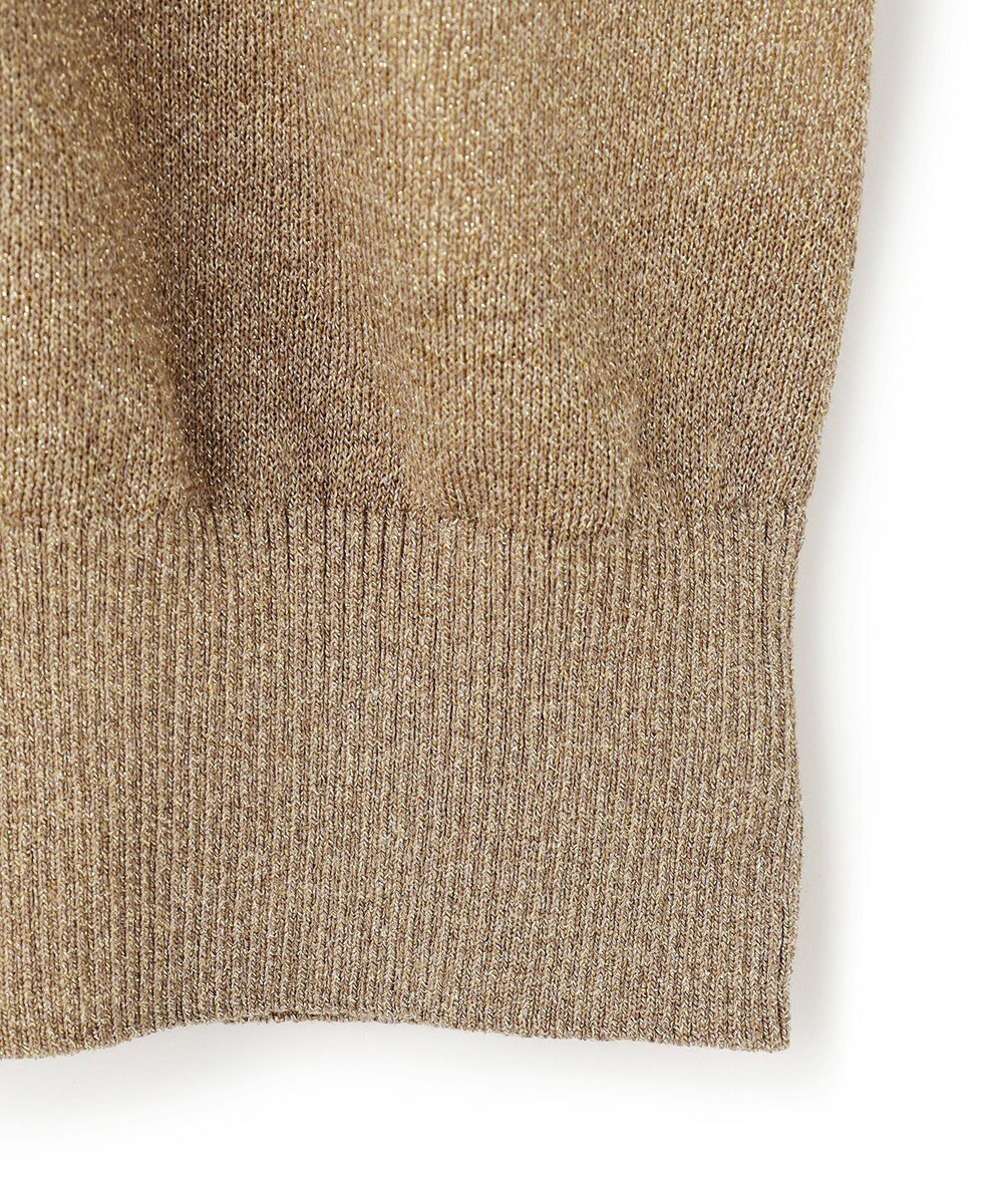 23区 L 【洗える】オータムメタリック ラメ ニットT 