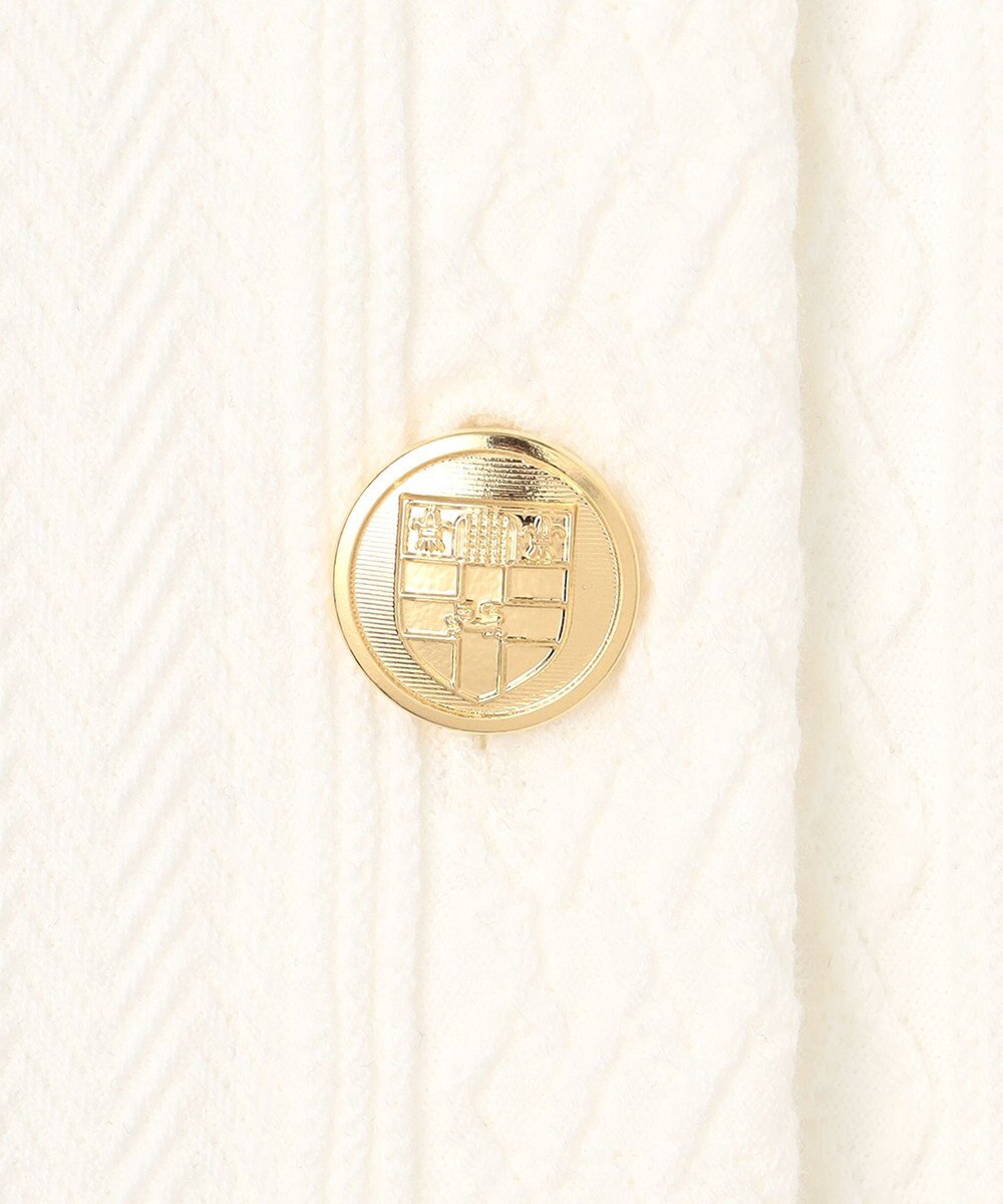 SHARE PARK LADIES 【洗える】ケーブルジャガード ジレ 