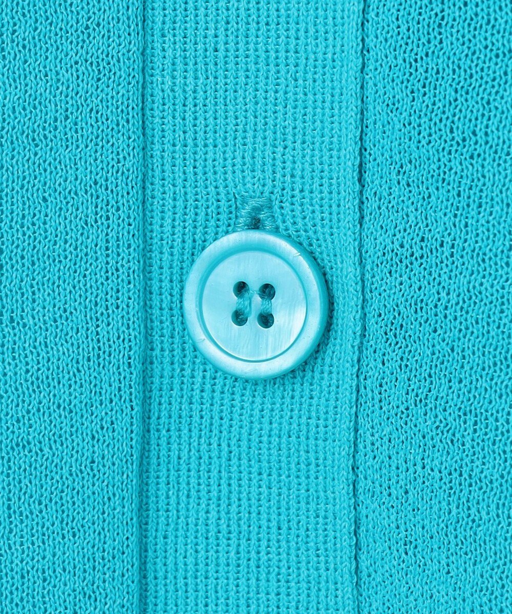 UNFILO シアーフォルムニット キーネックカーディガン 