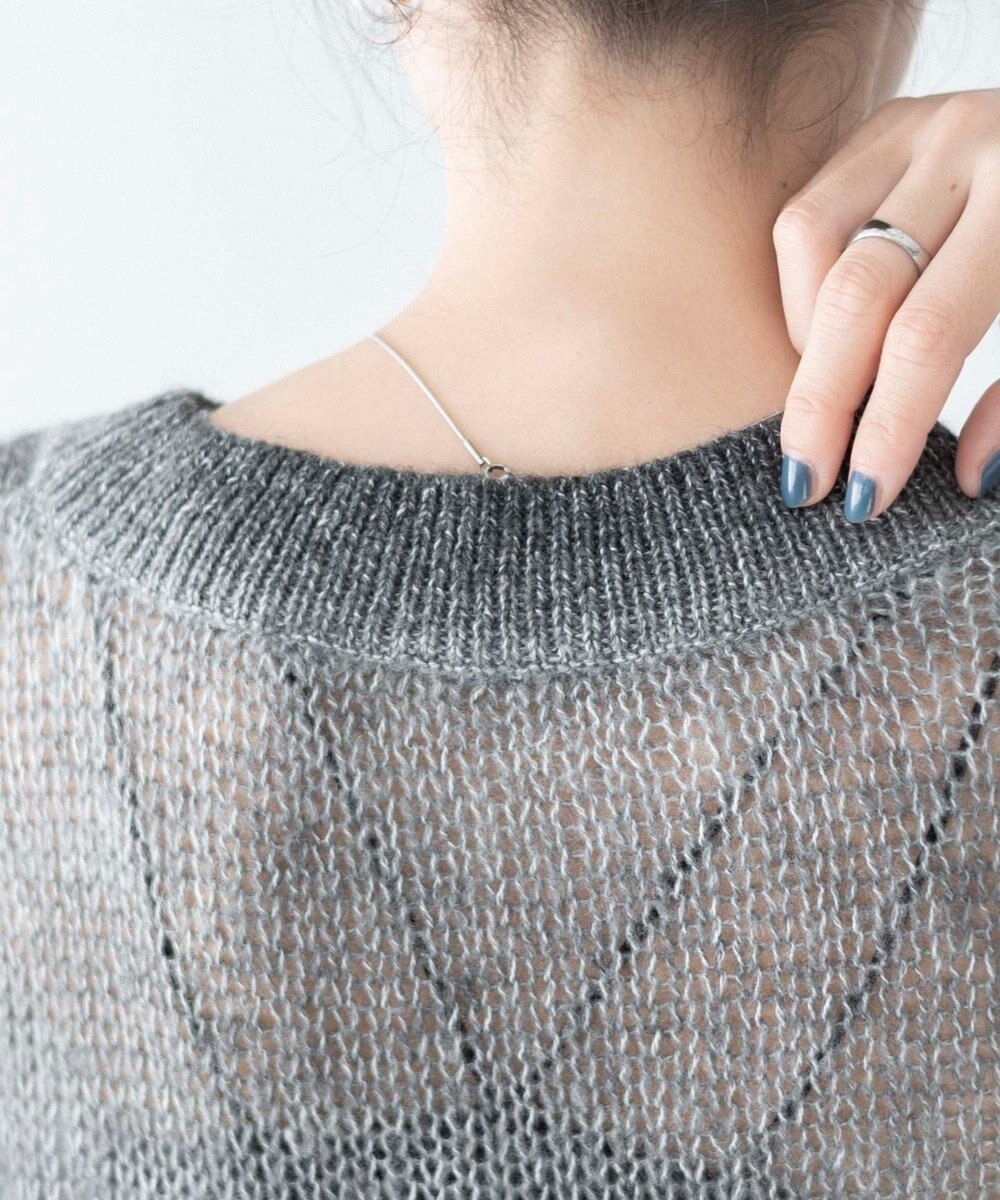 WEGO グラデーションメッシュニット 