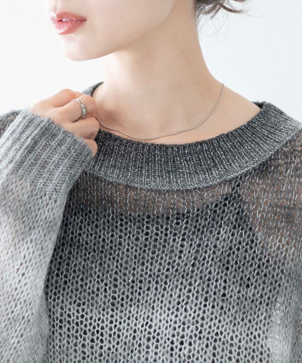 WEGO グラデーションメッシュニット 