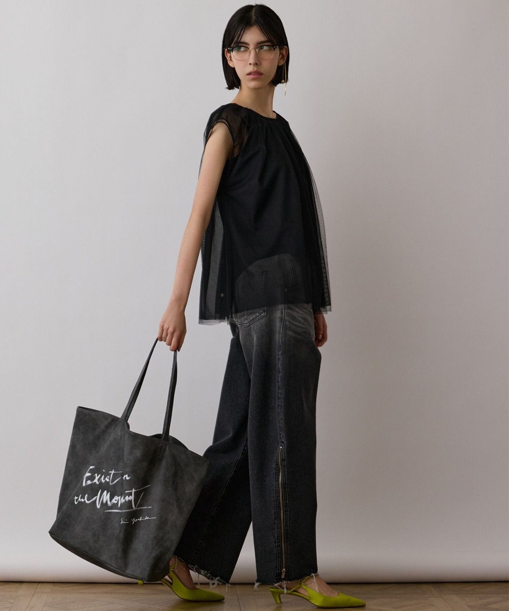 GRACE CONTINENTAL ロゴレザートート 