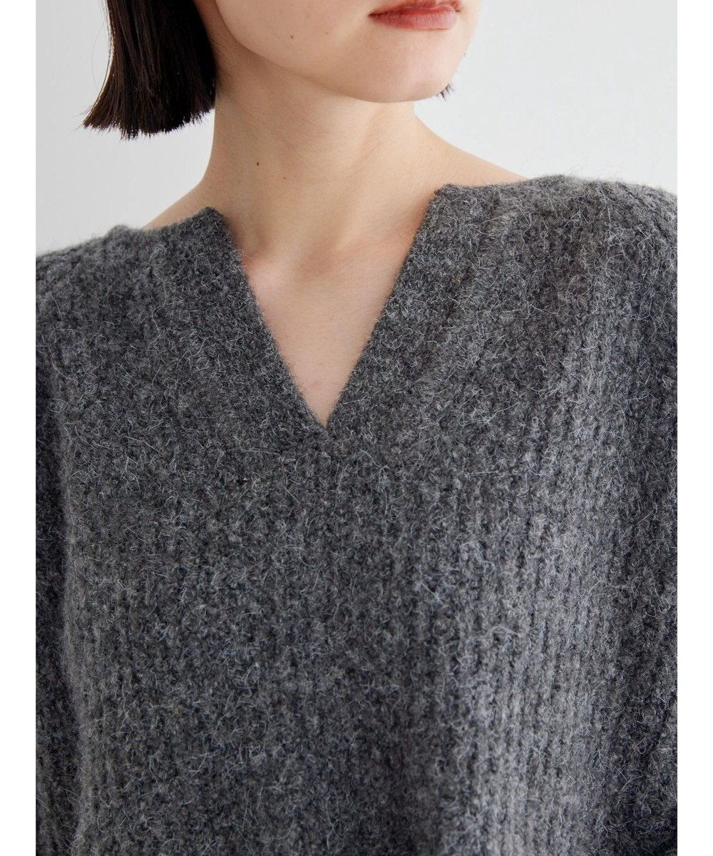 AMERICAN HOLIC ミックスヤーンカフタンニットプルオーバー 