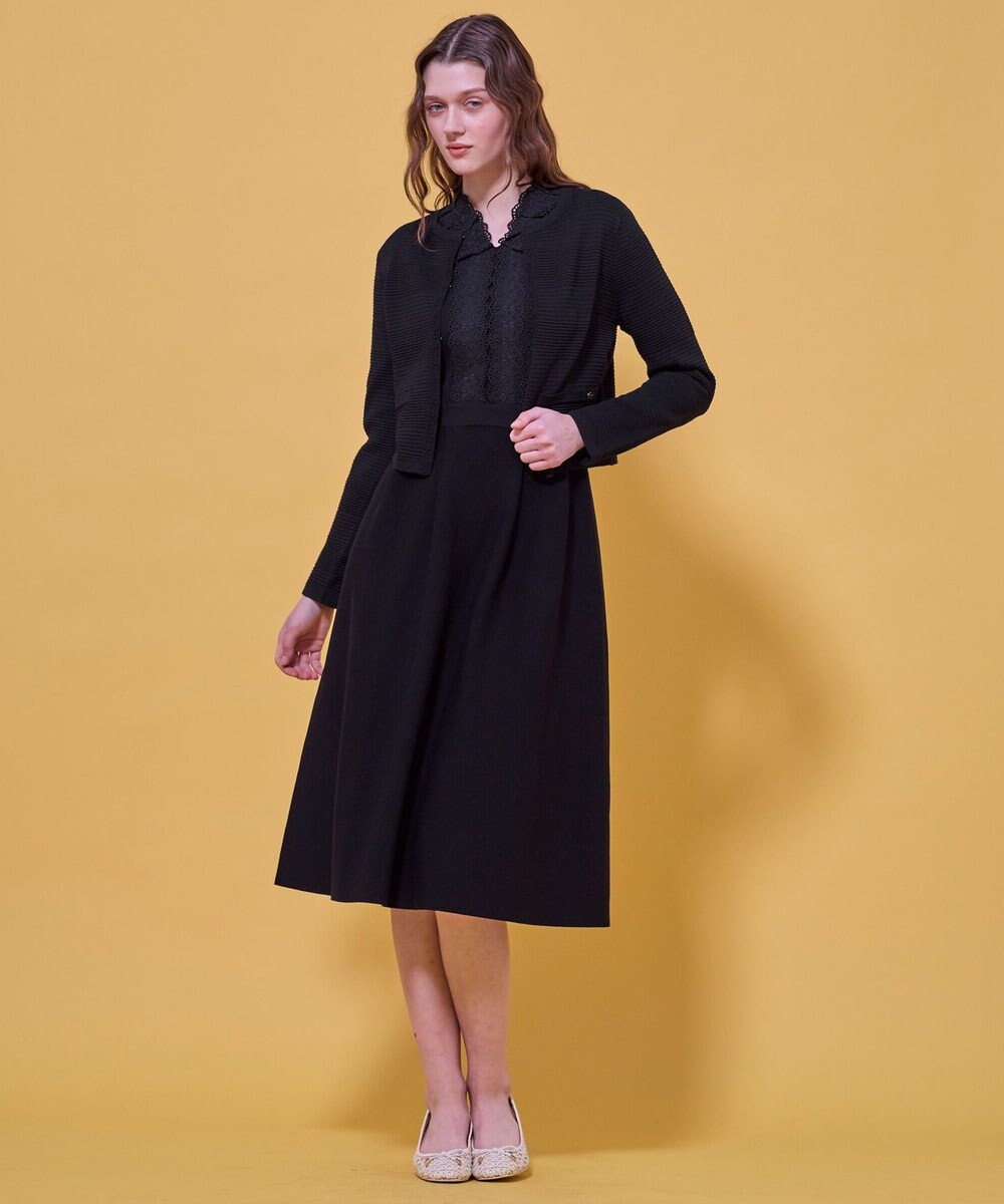 TOCCA LACE ROAD STORY ニットドレス 