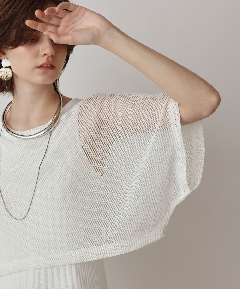 GRACE CONTINENTAL メッシュレイヤードワンピース 