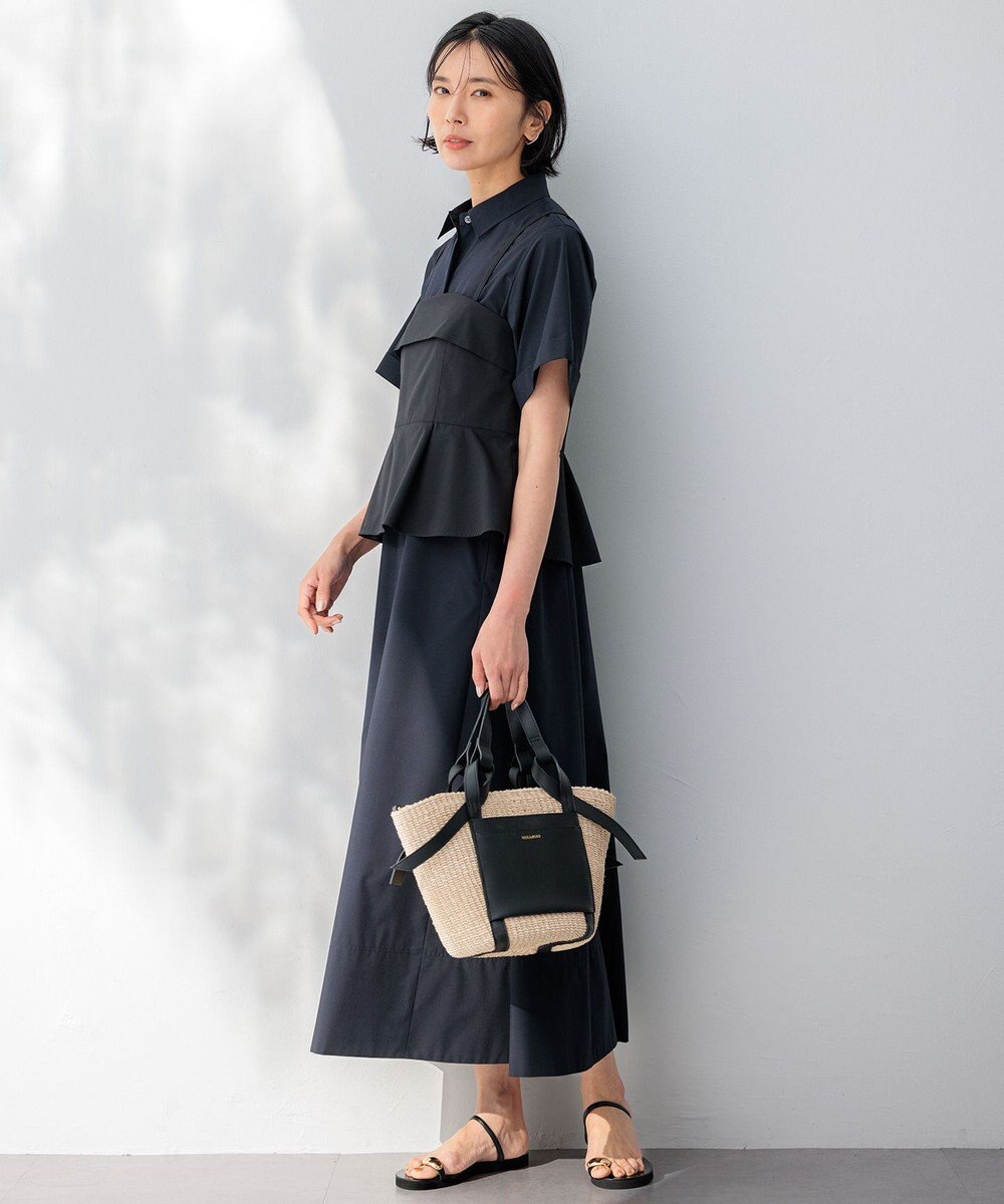 23区 S 【CLASSY.コラボ】ビスチェコンビ シャツワンピース 