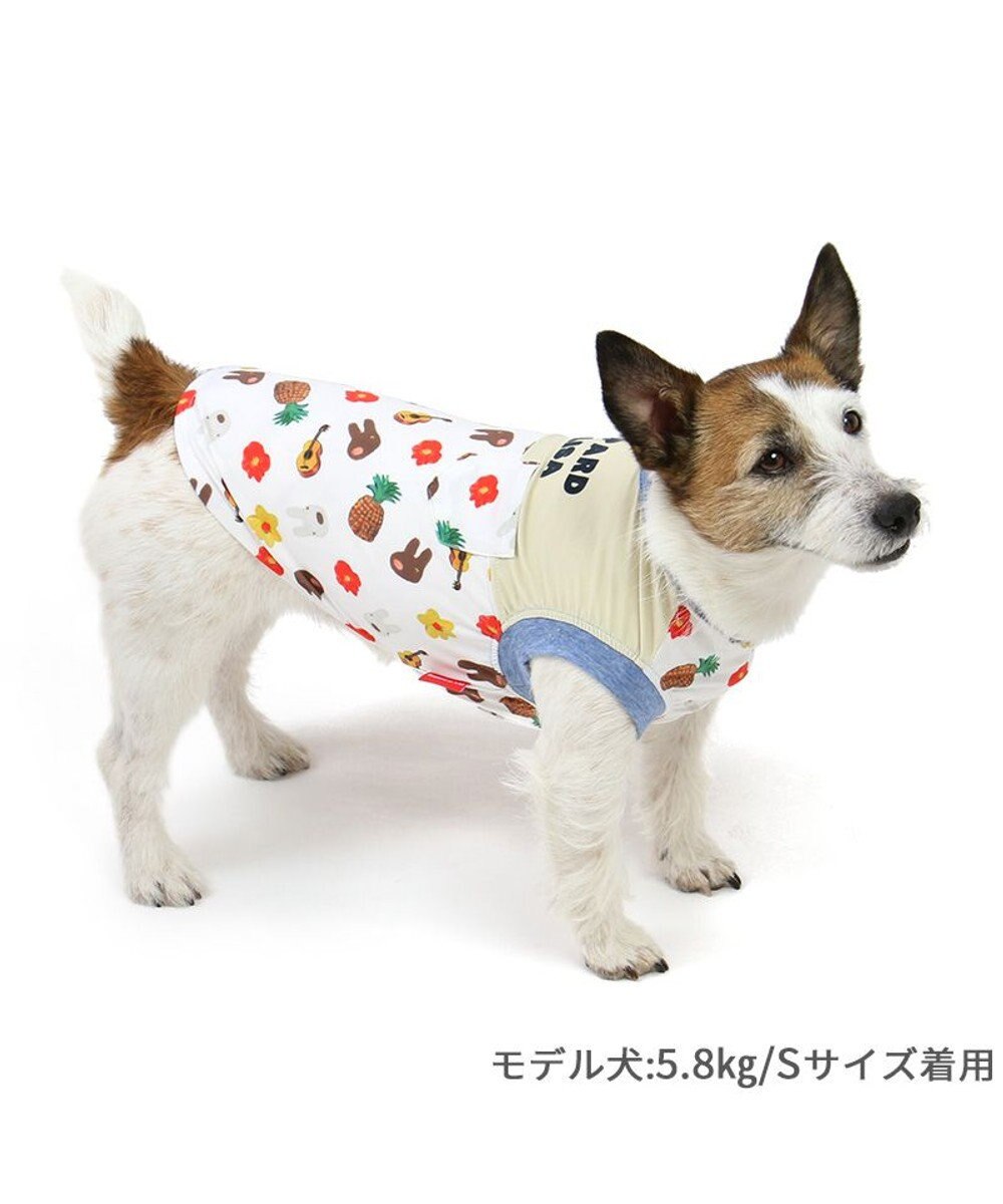 PET PARADISE リサとガスパール エコメイド 天竺 Tシャツ  《アロハ柄》 小型犬 